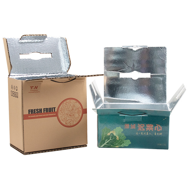 Biodegradable Pizza Fruit Beer Cans Frozen Food Cold Chain Transportation Box Insulated Cooler Food Packaging Custom Rigid Boxes