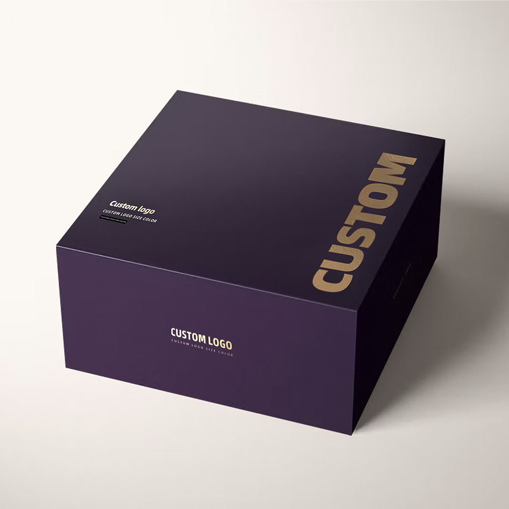 Custom Magnetic Gift Box  Made Of High-Quality Cardboard Paper With Folding Luxury Black Packaging