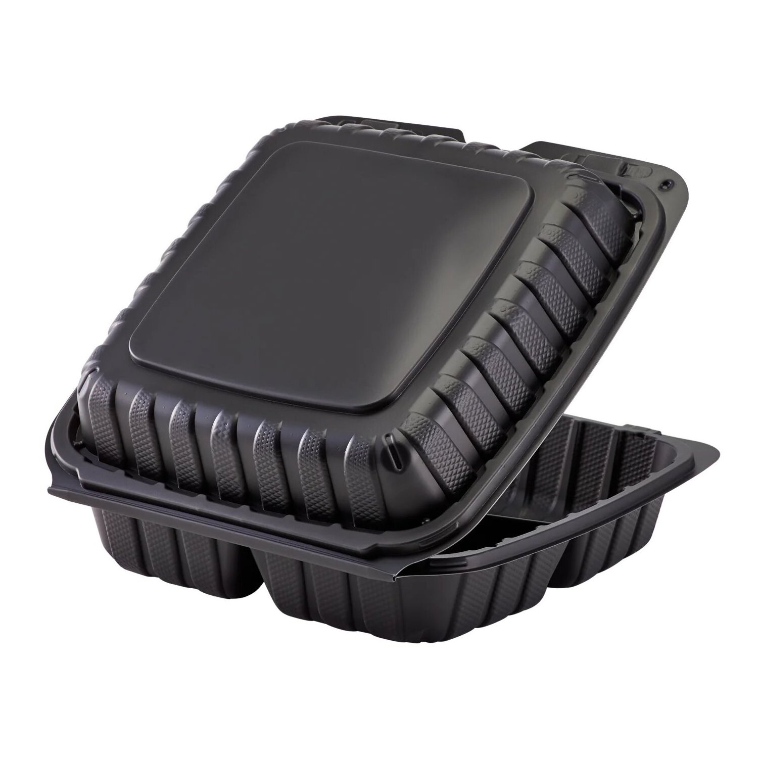 Rectangle Plastic Container With Hinged Lid Togo Food Container Eco Friendly Biodegradable Plastic Food Containers Restaurant