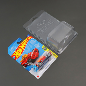 Custom Hot Wheels Coche Toys Car Plastic Protector Pet Clamshell Box Blister Packaging Collector Display Case Package