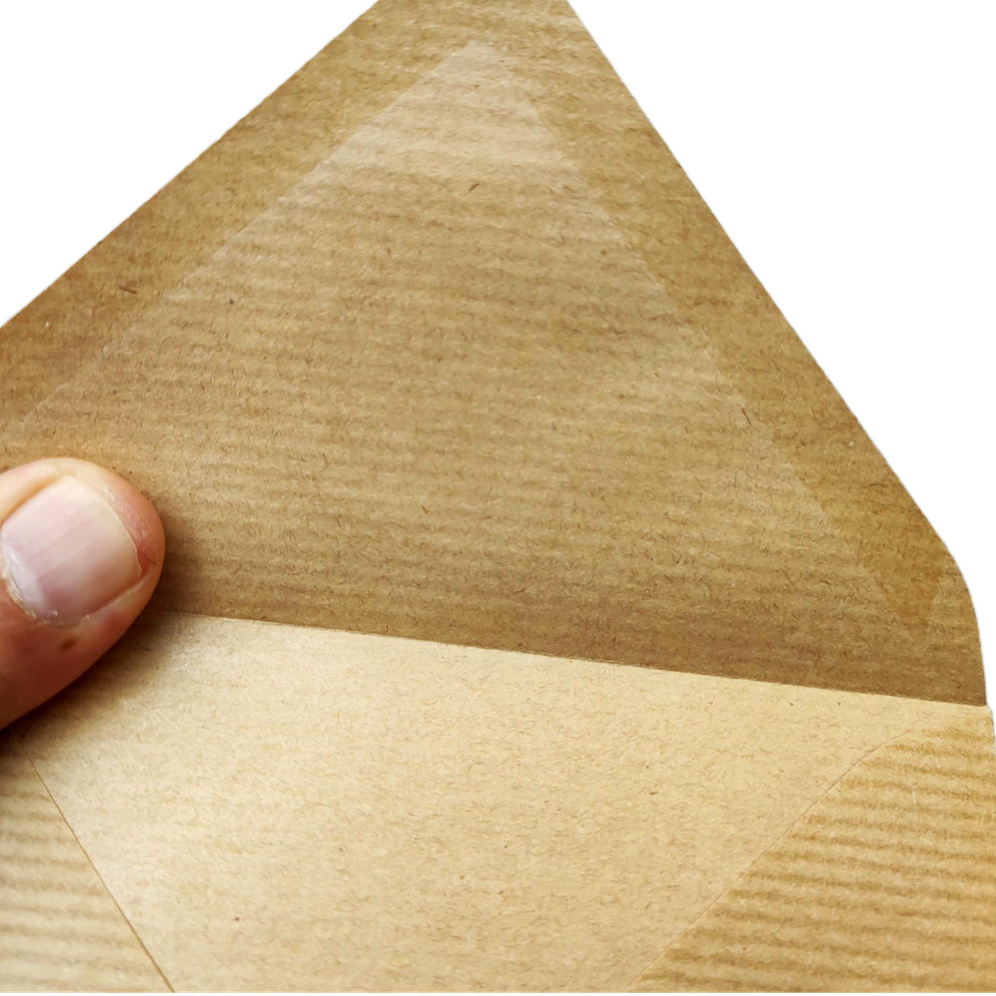 Customized Brown White Coloured Kraft Paper Postal Mailing Envelope Packaging Shipping Mailer Window Envelopes Slobber Glue