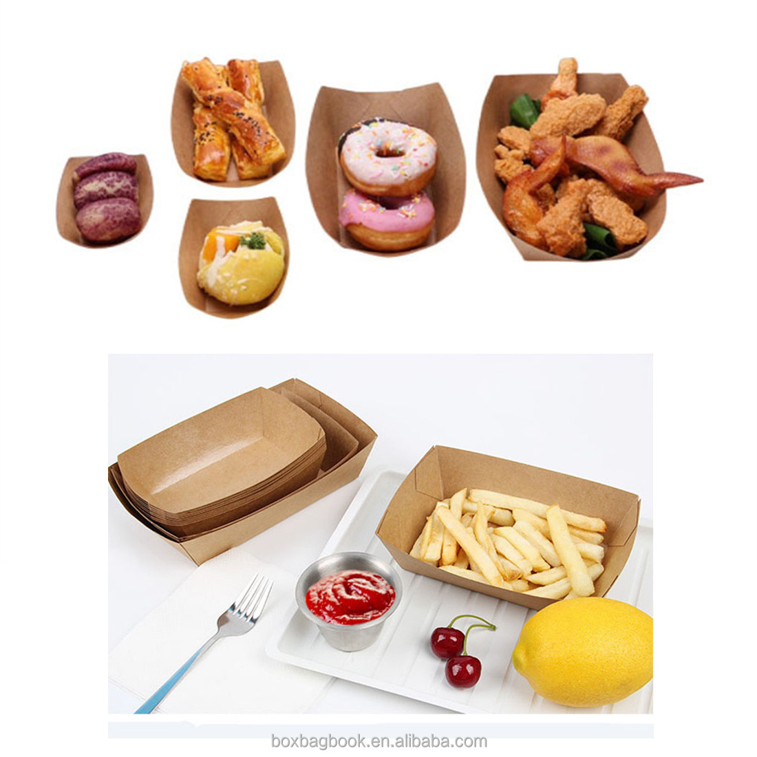 Cardboard trays packaging food brunch grazing box food luxury gift box with window refrigerator plastic pet food storage box