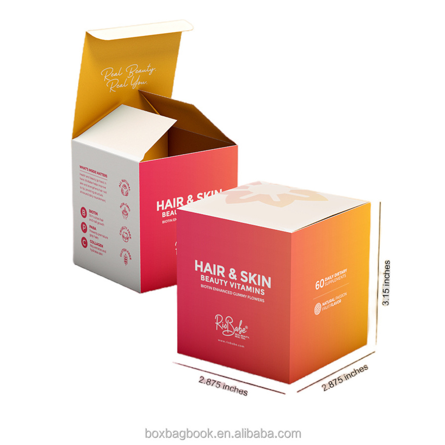 Cheap price nail cookie boxes luxury packaging boxes milk carton large medium small size durable card box packaging with logo