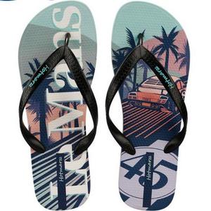 2023 luxury factory cheap summer flat beach sandals slippers printed pvc home slides men's casual designer flipflops