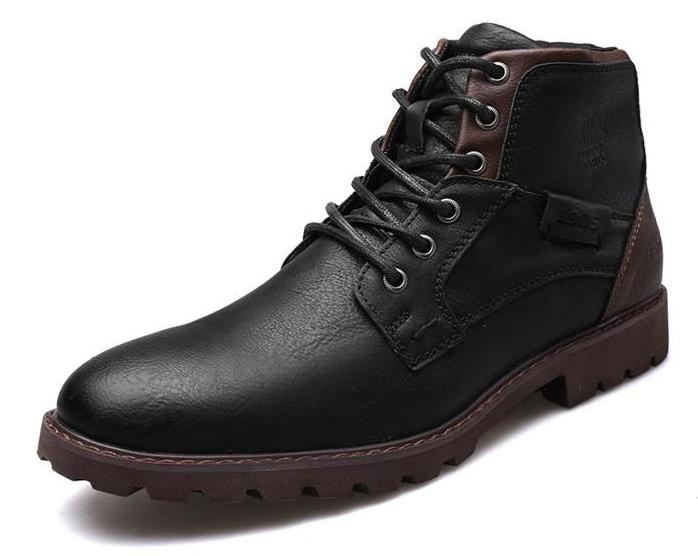 Large size 39-48 new high top zipper desert tooling boots men's casual retro short matIn boots