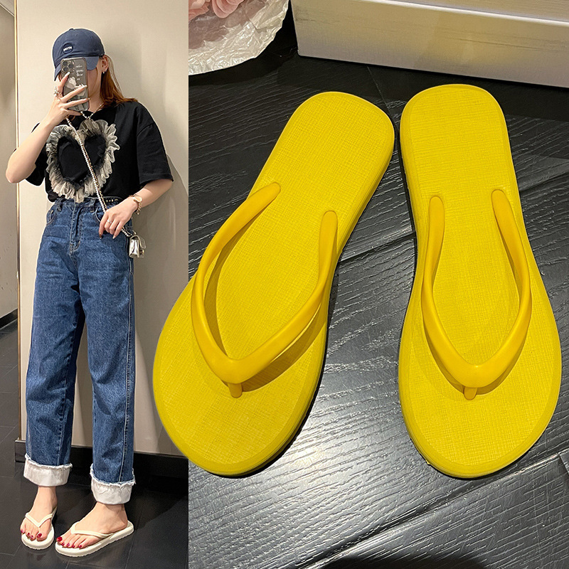 Custom logo Factory cheap ladies bathroom home slippers beach flat sandals slippers women flip flops