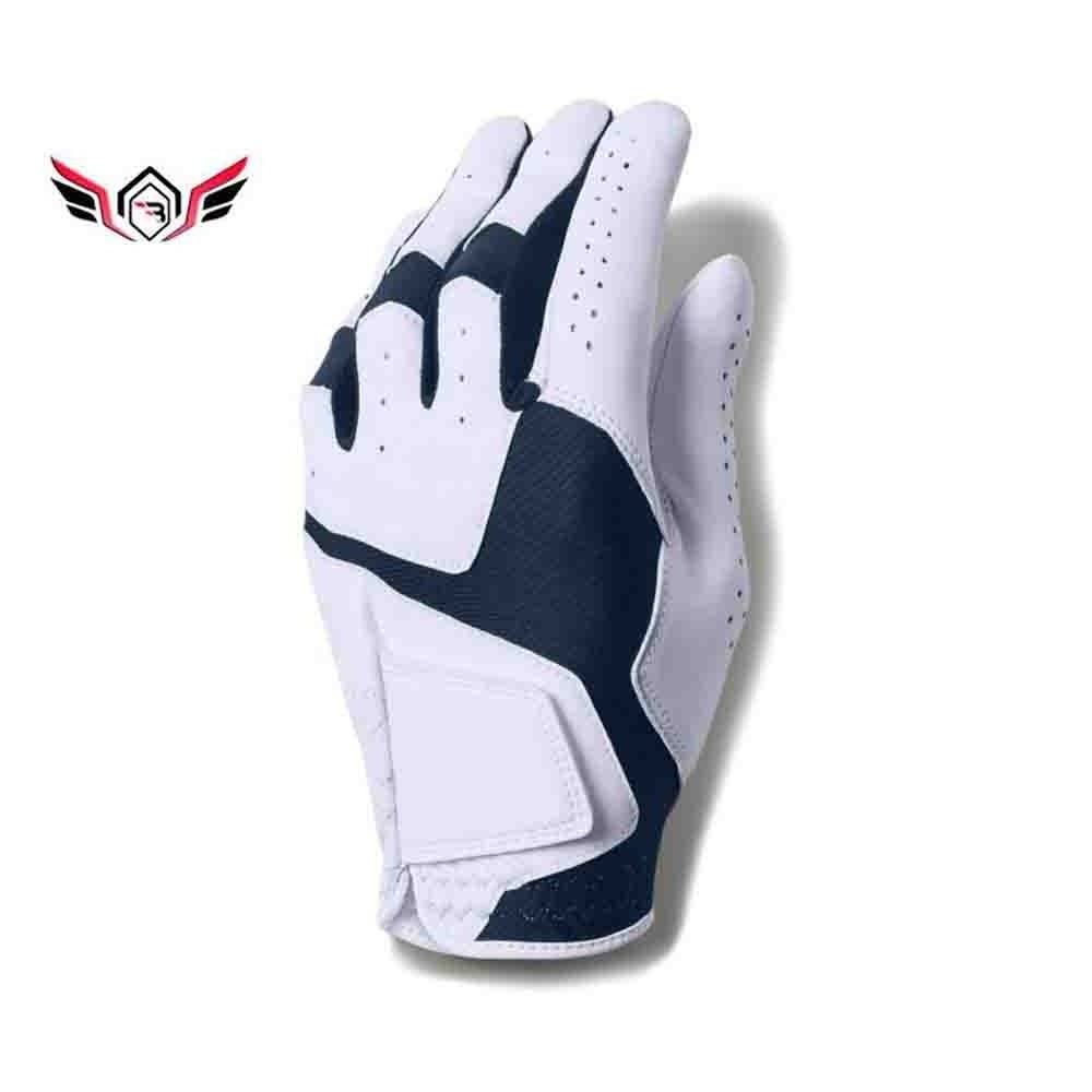 Wholesale fashion waterproof soft baby cowhide leather custom golf gloves Soft PU Synthetic Leather Golf Gloves