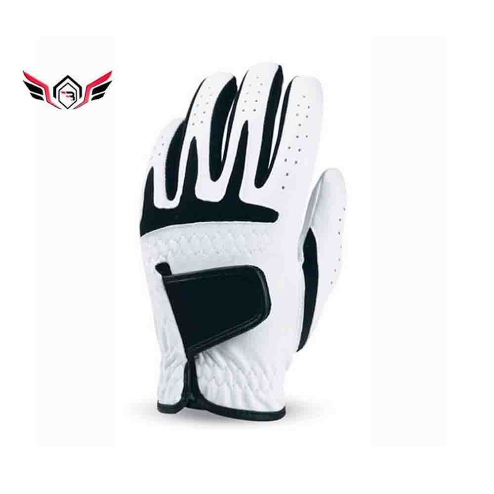 Wholesale fashion waterproof soft baby cowhide leather custom golf gloves Soft PU Synthetic Leather Golf Gloves