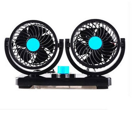 universal electric 24v 12v condenser single and double car cooling fan Factory Price Low Noise  4inch Vehicle cooling fan