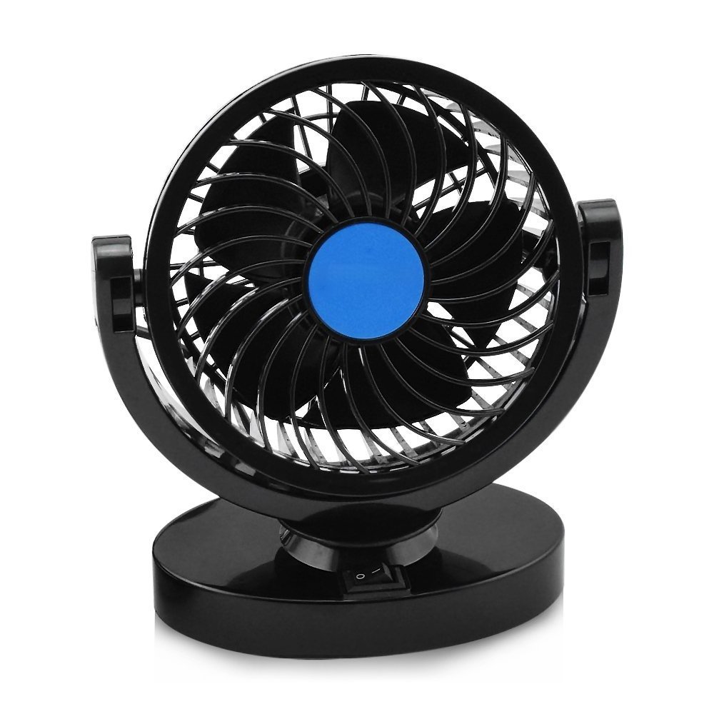 universal electric 24v 12v condenser single and double car cooling fan Factory Price Low Noise  4inch Vehicle cooling fan