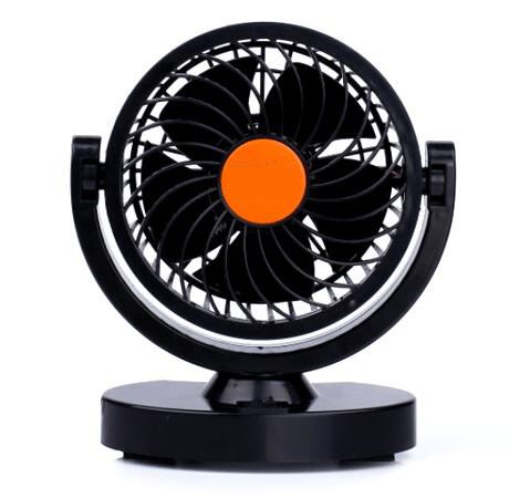 universal electric 24v 12v condenser single and double car cooling fan Factory Price Low Noise  4inch Vehicle cooling fan