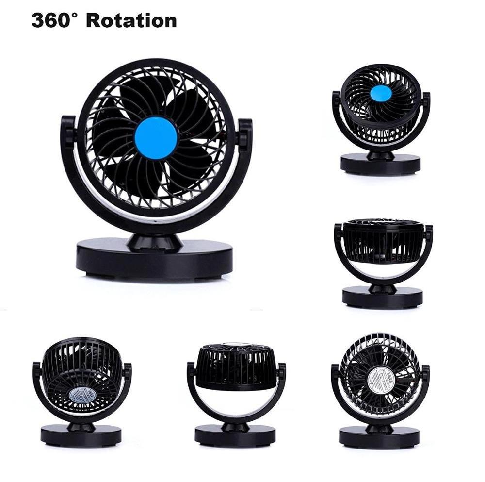 universal electric 24v 12v condenser single and double car cooling fan Factory Price Low Noise  4inch Vehicle cooling fan