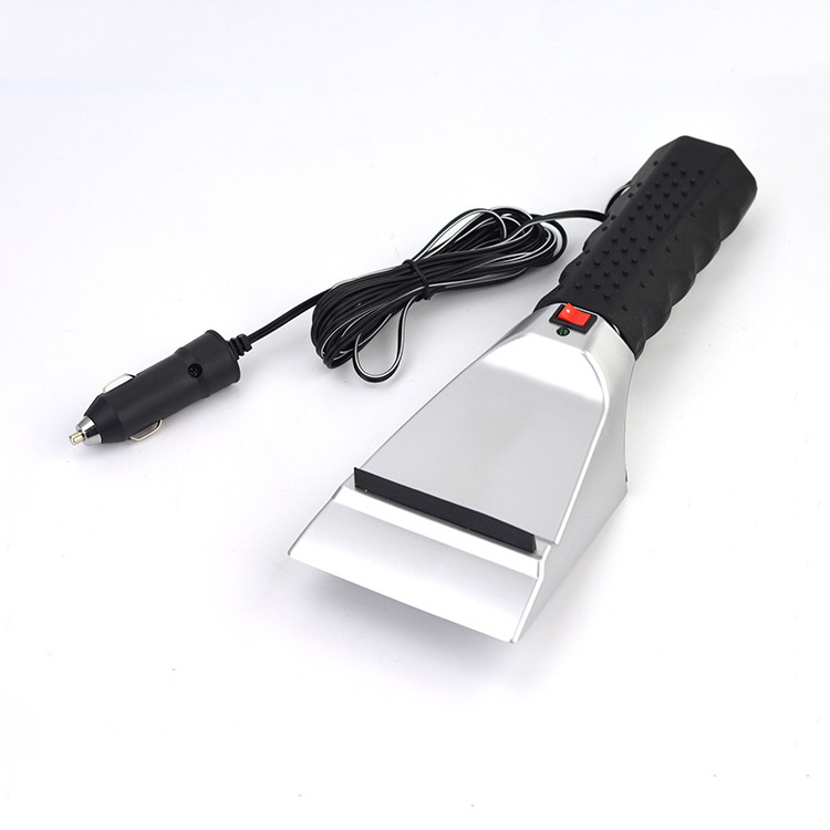 12V Electric Car Stying Heated Snow Brush  Windscreen Ice Scraper for Car