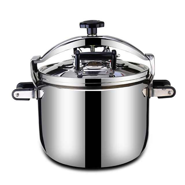 13-40L Stainless Steel Safety Anti-Explosion Gland Type Gas Pressure Cooker With Elastic Beam