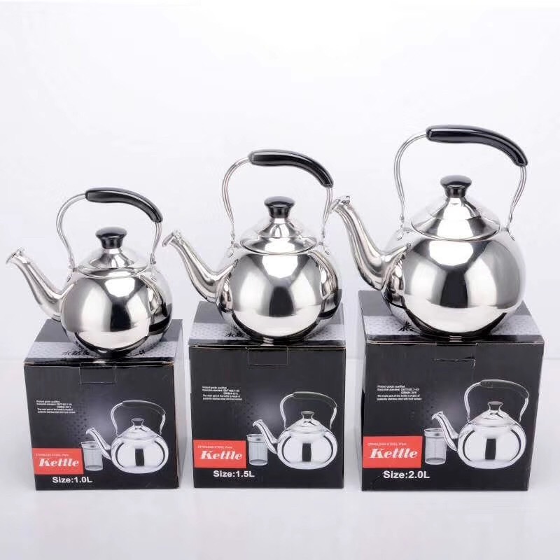 Large Capacity Stainless Fire Kettle Water Boiling Pot Whistling Tea Kettle