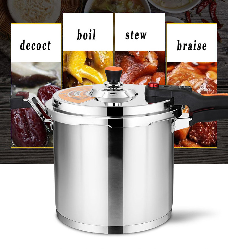 Factory wholesale European Stainless Steel 304 Multi Function Pressure Cooker Cooking Pots Kitchen Equipments