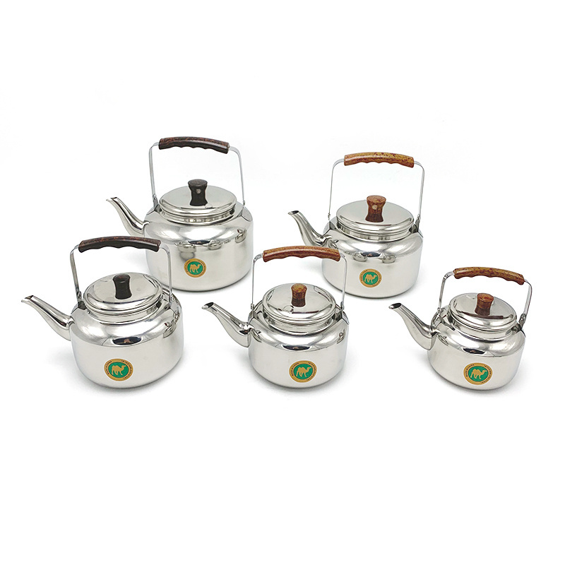 5 Different Capacity Household Whistling Kettle Stainless Steel Tea Water Boiler Antique Water Kettle