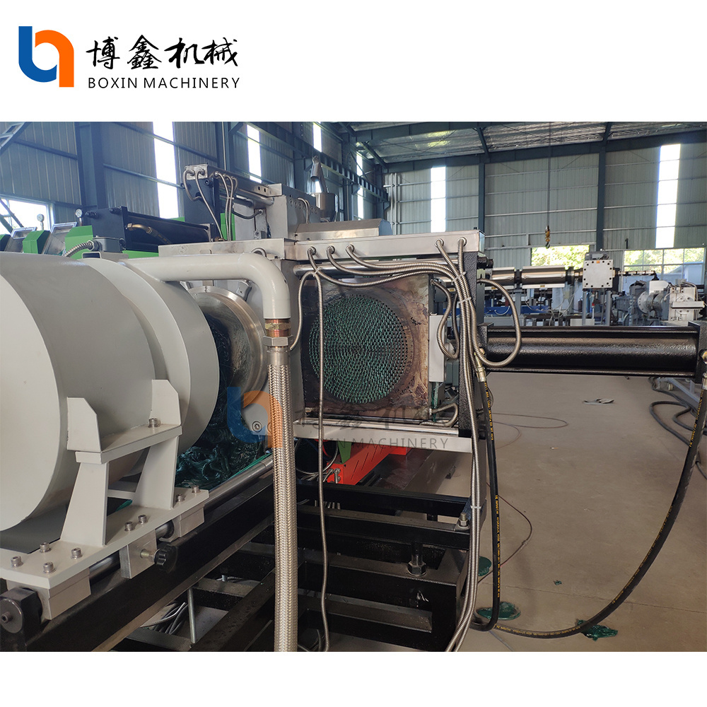 Mother baby Double stage SJ120 extruder HDPE PP PE plastic raw material machine pellet granule pelletizing making machine