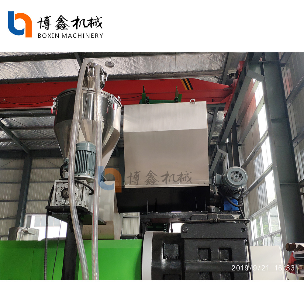 Mother baby Double stage SJ120 extruder HDPE PP PE plastic raw material machine pellet granule pelletizing making machine