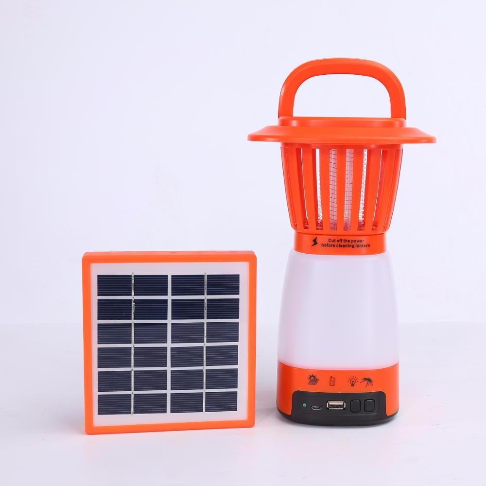 High efficiency solar energy 12v mosquito killer lantern