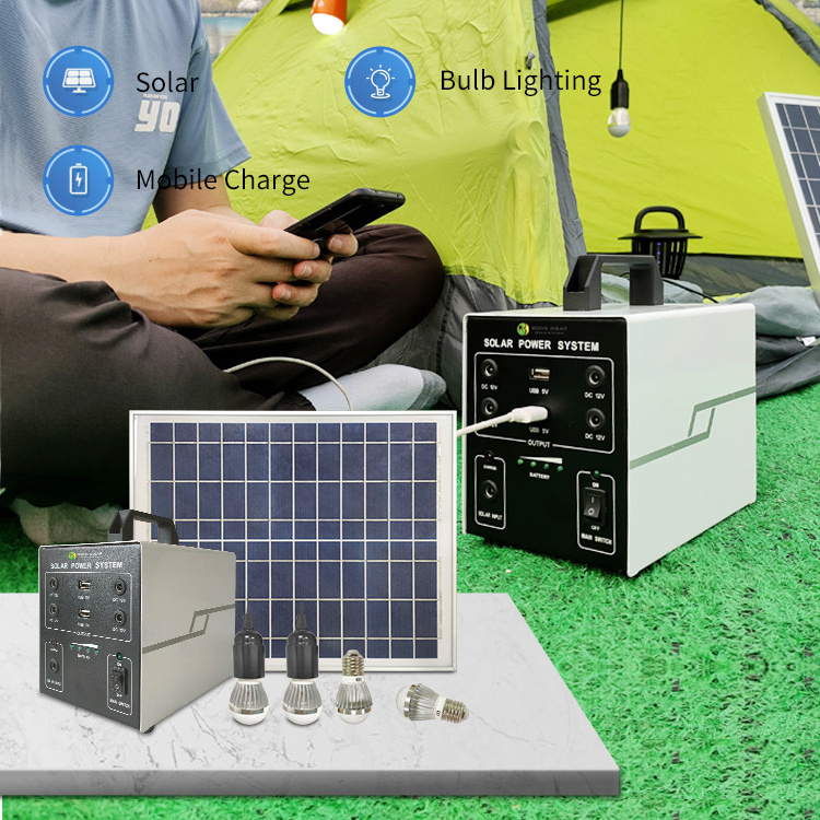 portable mobile energy storage system mini battery for solar panel solar power generation kit