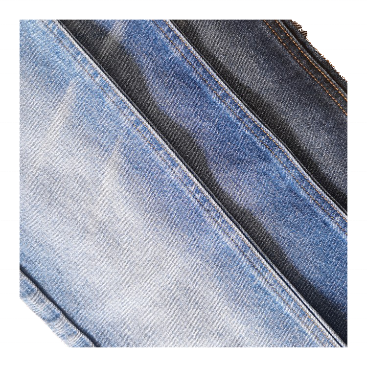 Denim Fabric Heavy Denim Fabric Wholesale CVC Cotton Polyester Spandex Stock Indigo Denim Fabric For Jeans