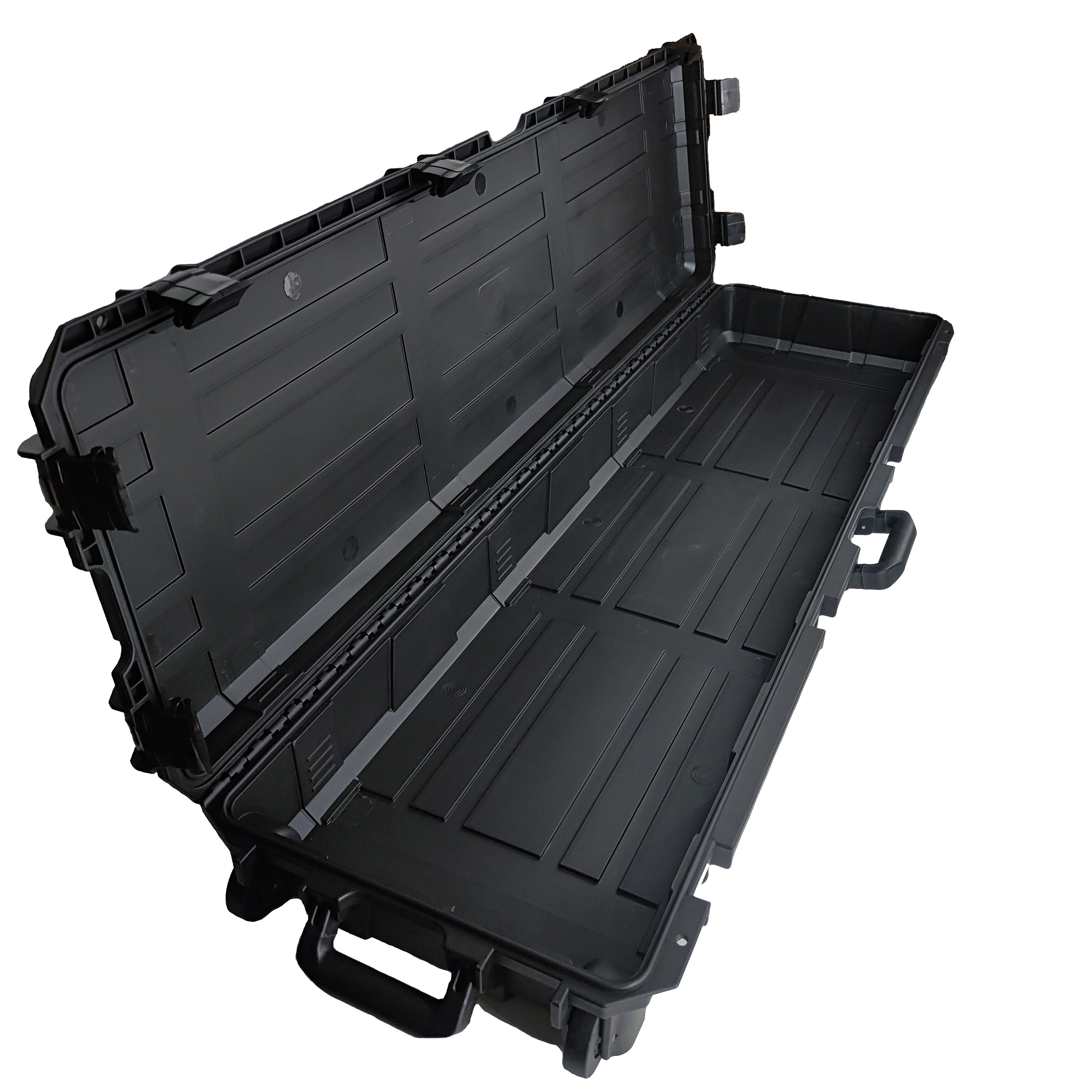 Hard PP plastic hunting equipment shockproof waterproof custom foam long gun cases with custom foam for hunting