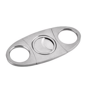 Wholesale Silver Cigar Cutter Stainless Steel Cigar Knife