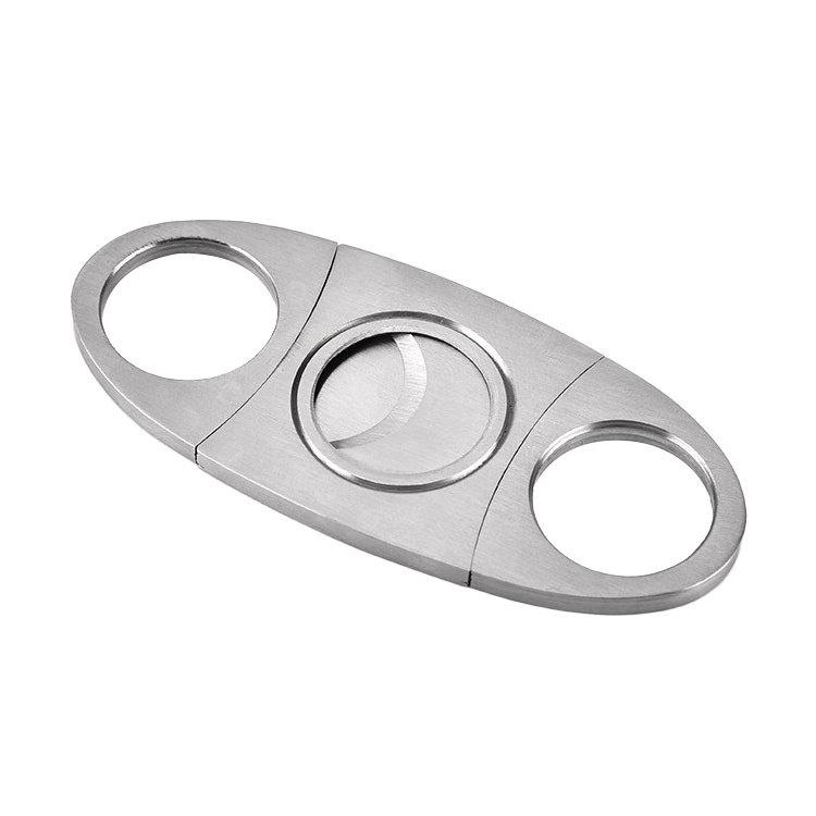 Wholesale Silver Cigar Cutter Stainless Steel Cigar Knife