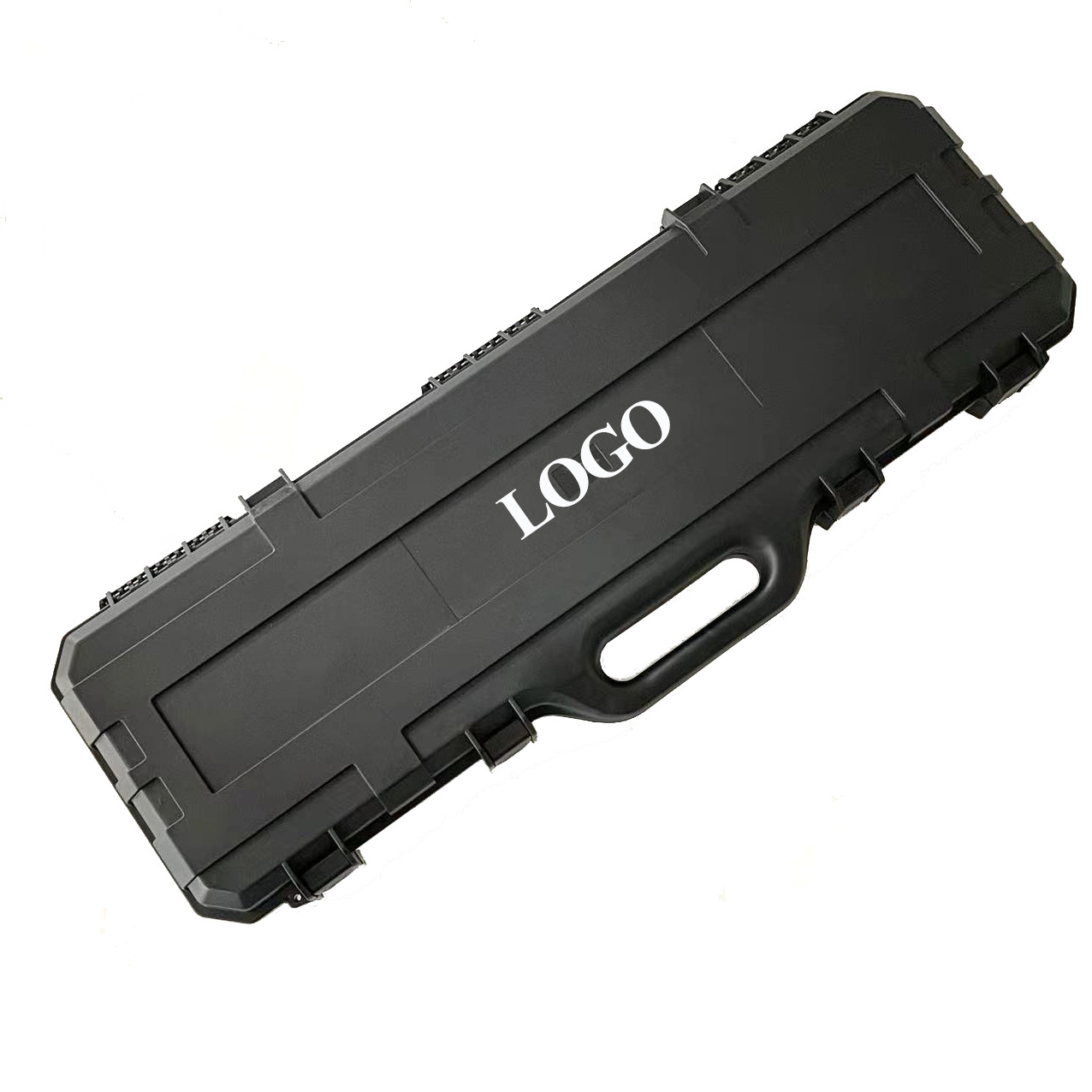 Portable Outdoor Cargo Box Long Rolling Rugged Hard Plastic Gun Case Shockproof and Sealed with Custom Foam Supports OEM ODM