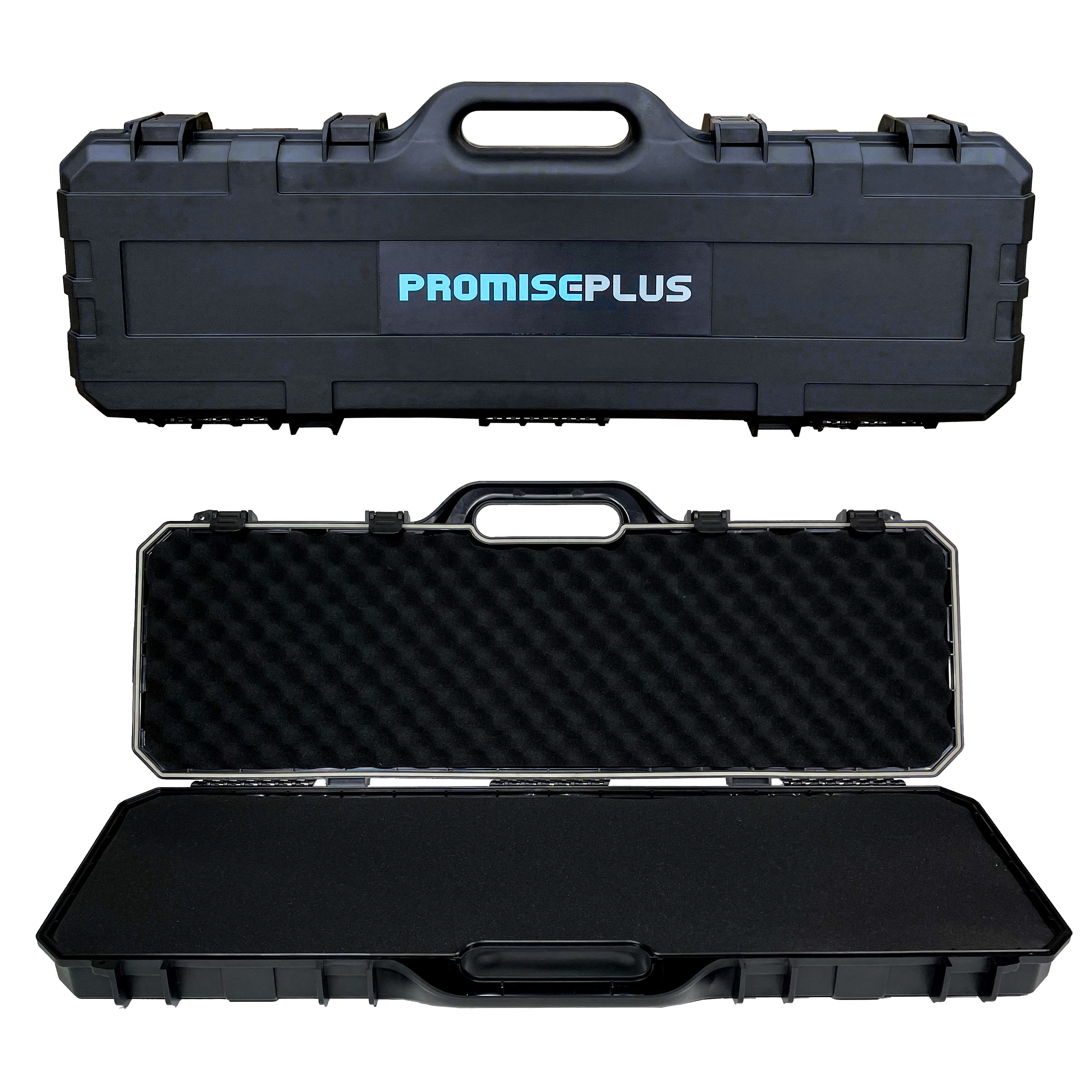 Portable Outdoor Cargo Box Long Rolling Rugged Hard Plastic Gun Case Shockproof and Sealed with Custom Foam Supports OEM ODM