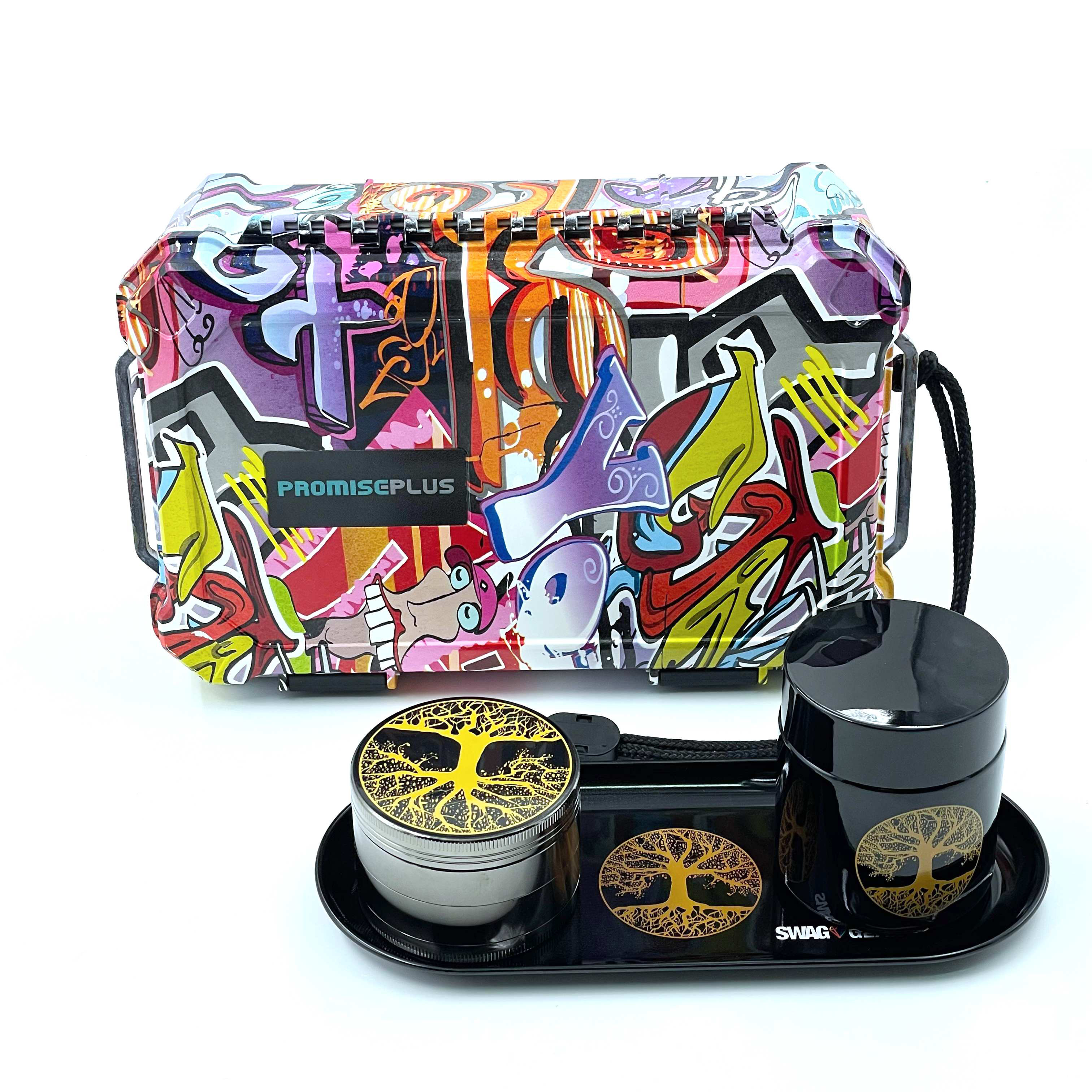 Portable Smoking kit accessories grinder kit Stash Box Waterproof Smoking Accessories Herb Smoking Box