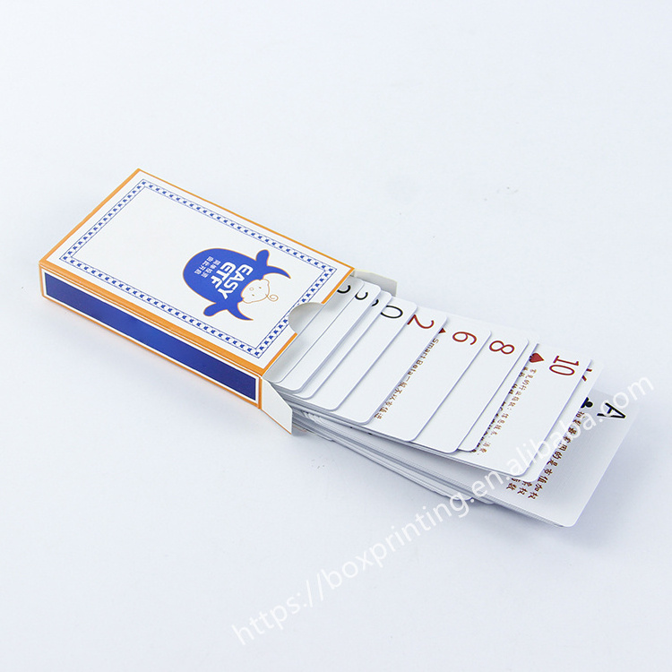 Custom Logo Sublimation Paper Playing Cards Poker Box Printing Making Machine In Bulk