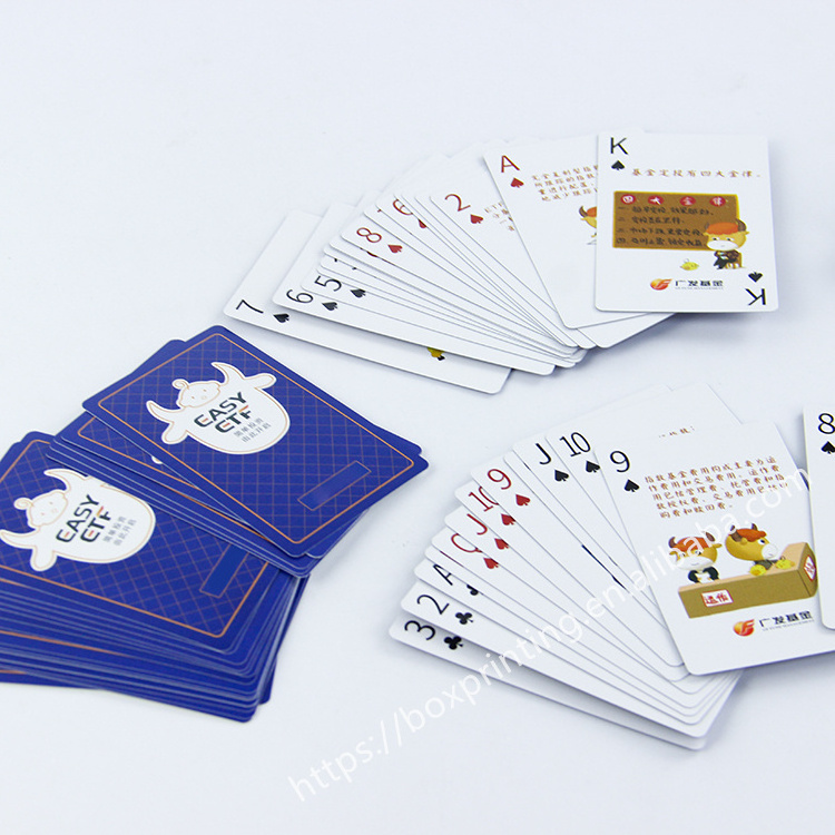 Custom Logo Sublimation Paper Playing Cards Poker Box Printing Making Machine In Bulk