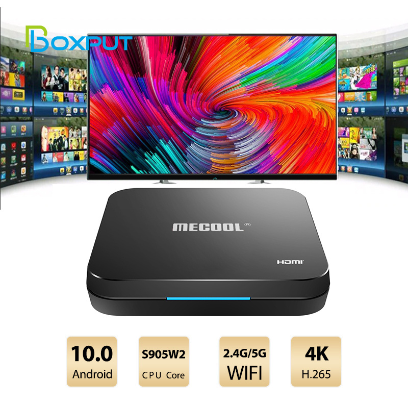 Mecool KM9 PRO Google Android 10 Amlogic S905X2 Tv Box H.265 HDR 4K Youtube TV STB Wifi BT 3D 2gb Ram 16gb Rom 2.4G CE Quad Core