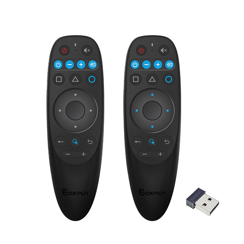 Boxput BPR2S BPR2S Plus Universal BT Remote Control 2.4G Wireless Air Mouse Voice 6 Axis Gyroscope IR Isolation OTA tv remote