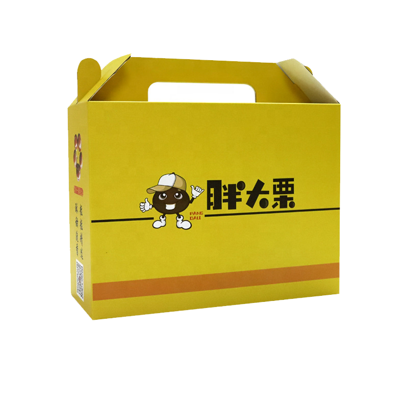 Box printing cute pet travel carrier take home corrugated cardboard carton box