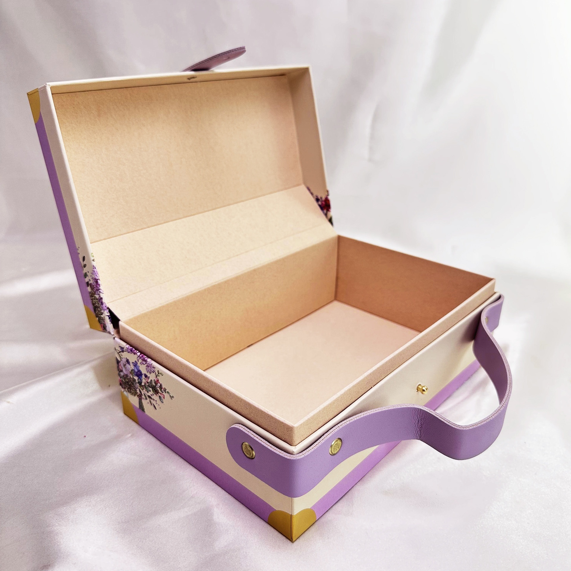 Box printing wedding favor birthday paper gift boxes with handle for festival