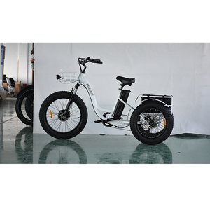 48V500W electric tricycle bicycle fat tyre electric recumbent trike adults 3 wheel electric bike