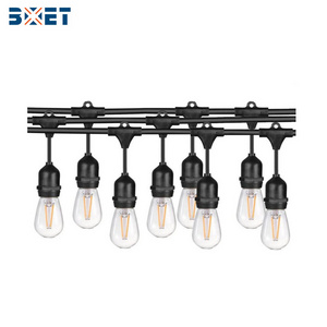 Boxu Solar Led String Light Christmas Outdoor With Hanging Sockets Edison Bulb Wholesale