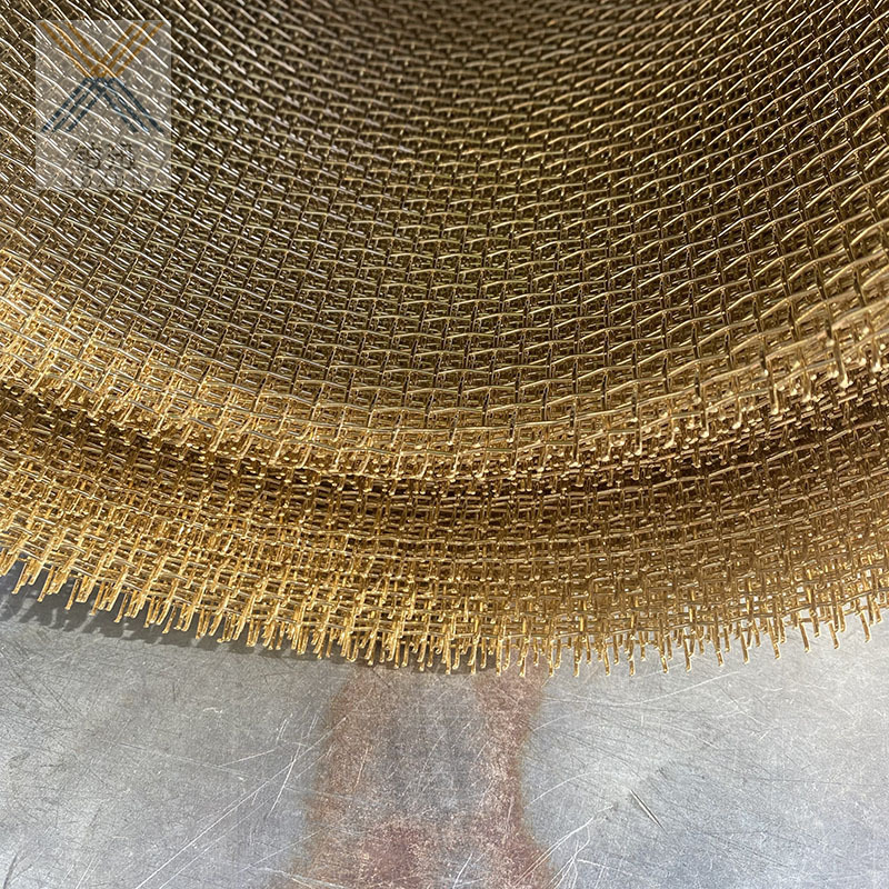 Electronics Shielding Anti-static Emp-shield Emp Protection brass wire mesh cloth 200 mesh 73 Microns Brass woven Wire Mesh