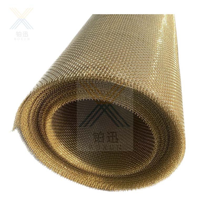 Electronics Shielding Anti-static Emp-shield Emp Protection brass wire mesh cloth 200 mesh 73 Microns Brass woven Wire Mesh