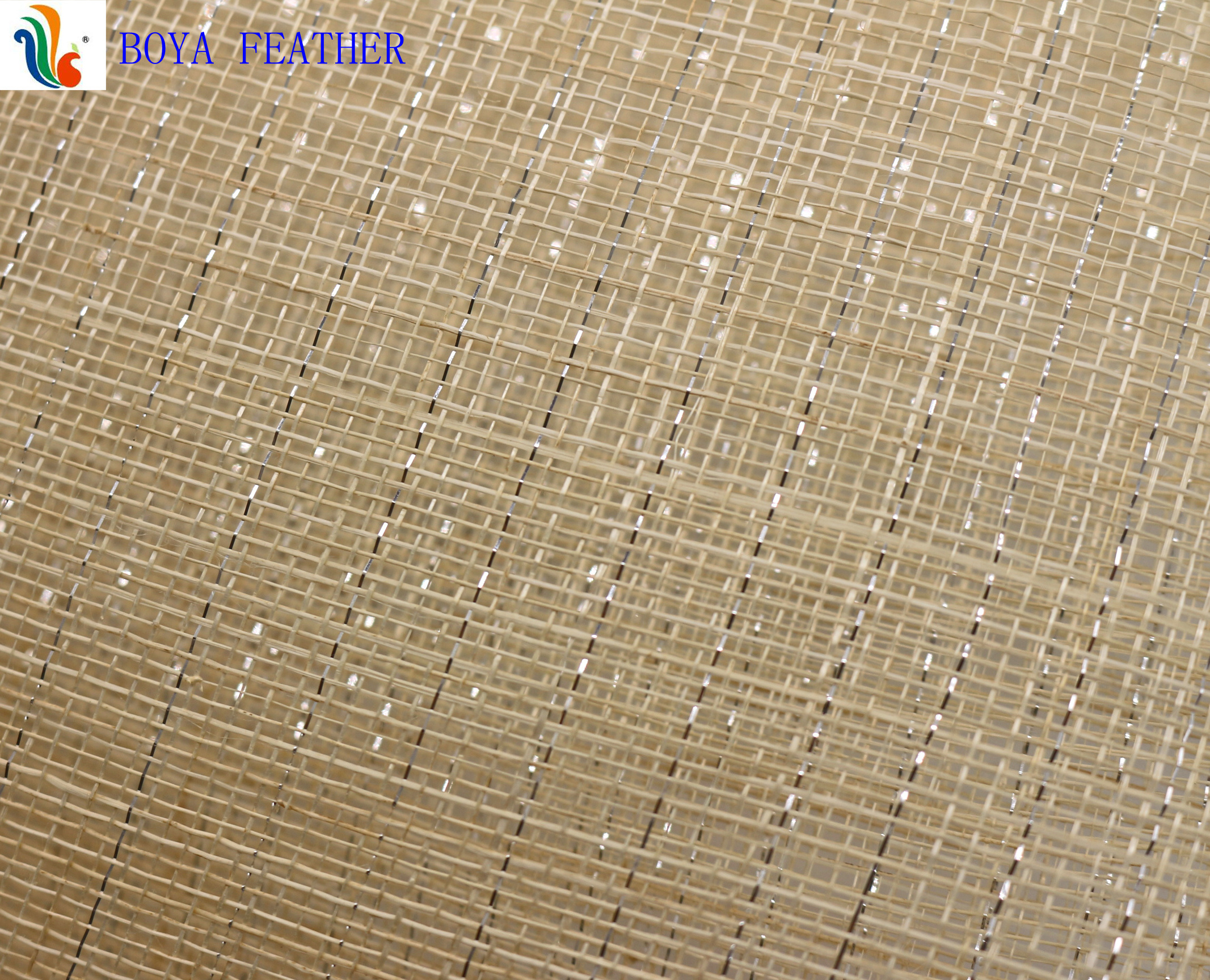 Wholesale Class A  Sinamay Fabric  with silver wire for Race Derby Fascinator Millinery Hat Making Sewing Craft