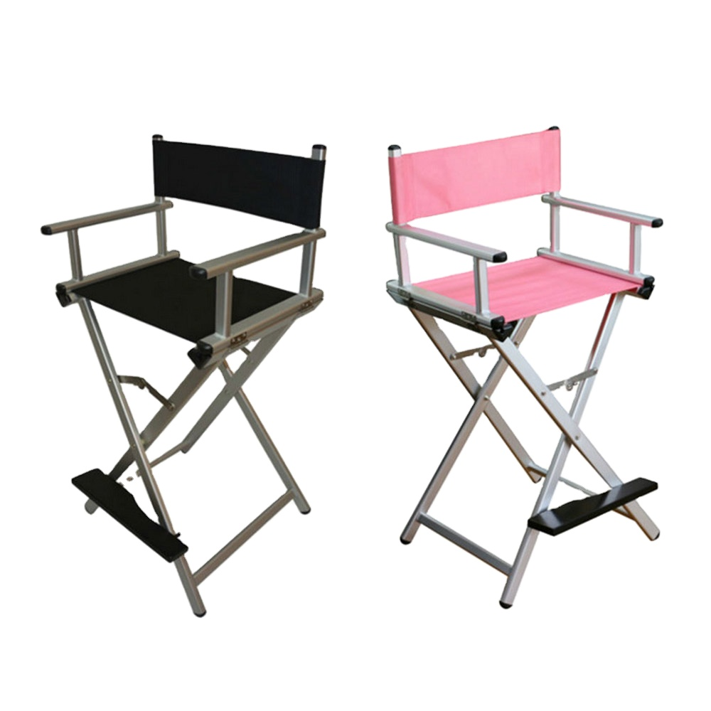 Custom Beauty Professional Makeup Artist Chair make up box with light mirror and chair aluminium chair making machine pink color