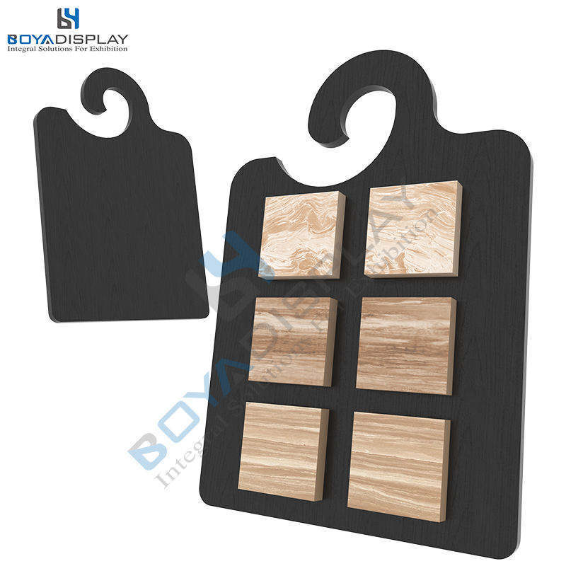 Factory High Quality Customized Logo Simple Display Rack Tile Wood Flooring MDF Sample Board