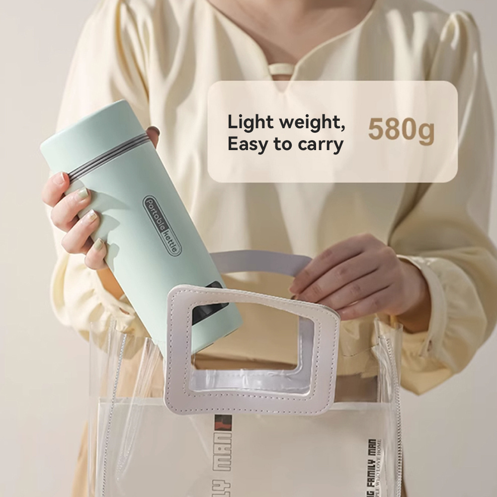 Customized  digital 350Ml portable electric kettle heater travel electric kettle portable water boiler kettle