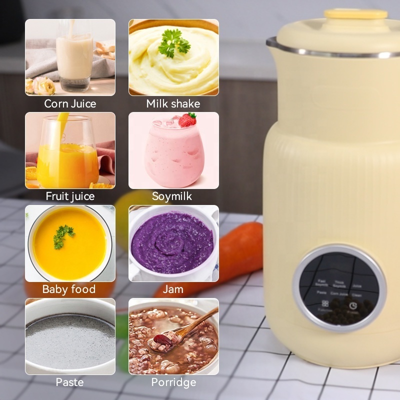 Low noise 600ML Nut Soybean milk maker soup blender baby food processor Hot and cold juice blender