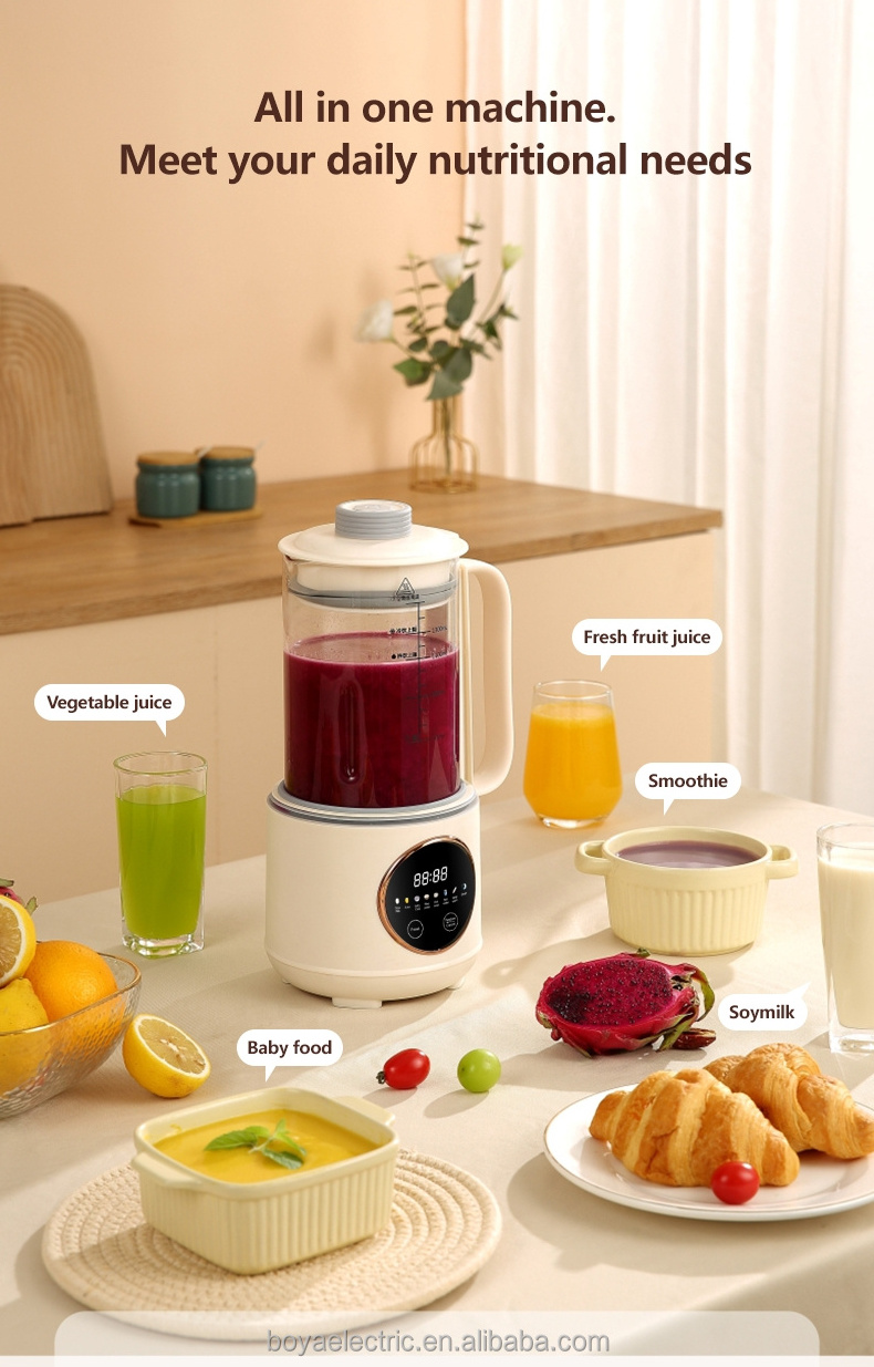 Nut milk maker Multi Soya Milk Making Machine soup maker glass jar multifunctional cooking blender