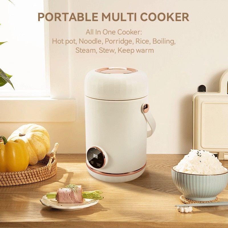 New arrival factory customized small size portable stew cooker personal electric hot pot cooker rice cooker