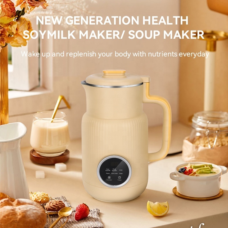 Low noise 600ML Nut Soybean milk maker soup blender baby food processor Hot and cold juice blender